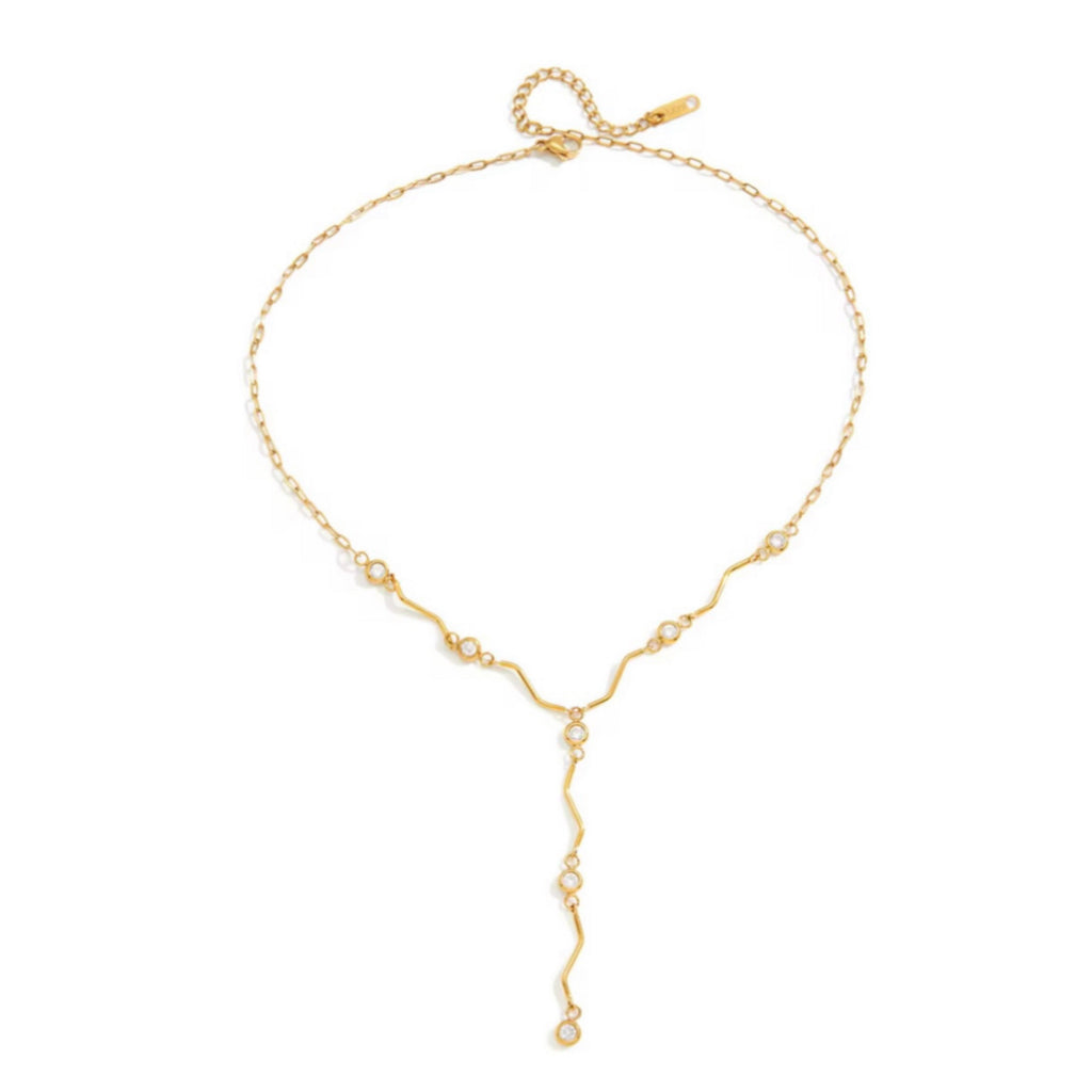 Wave Drop Necklace