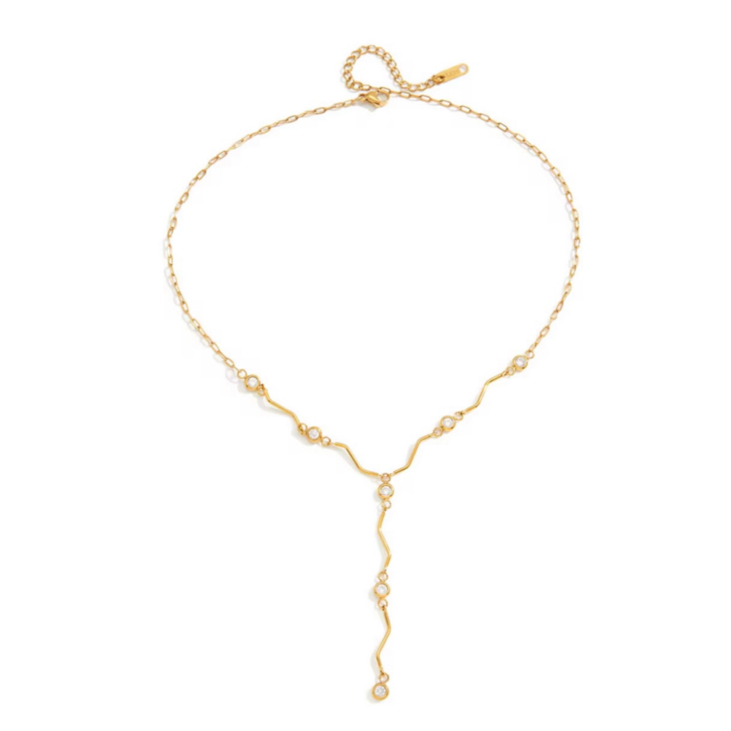 Wave Drop Necklace