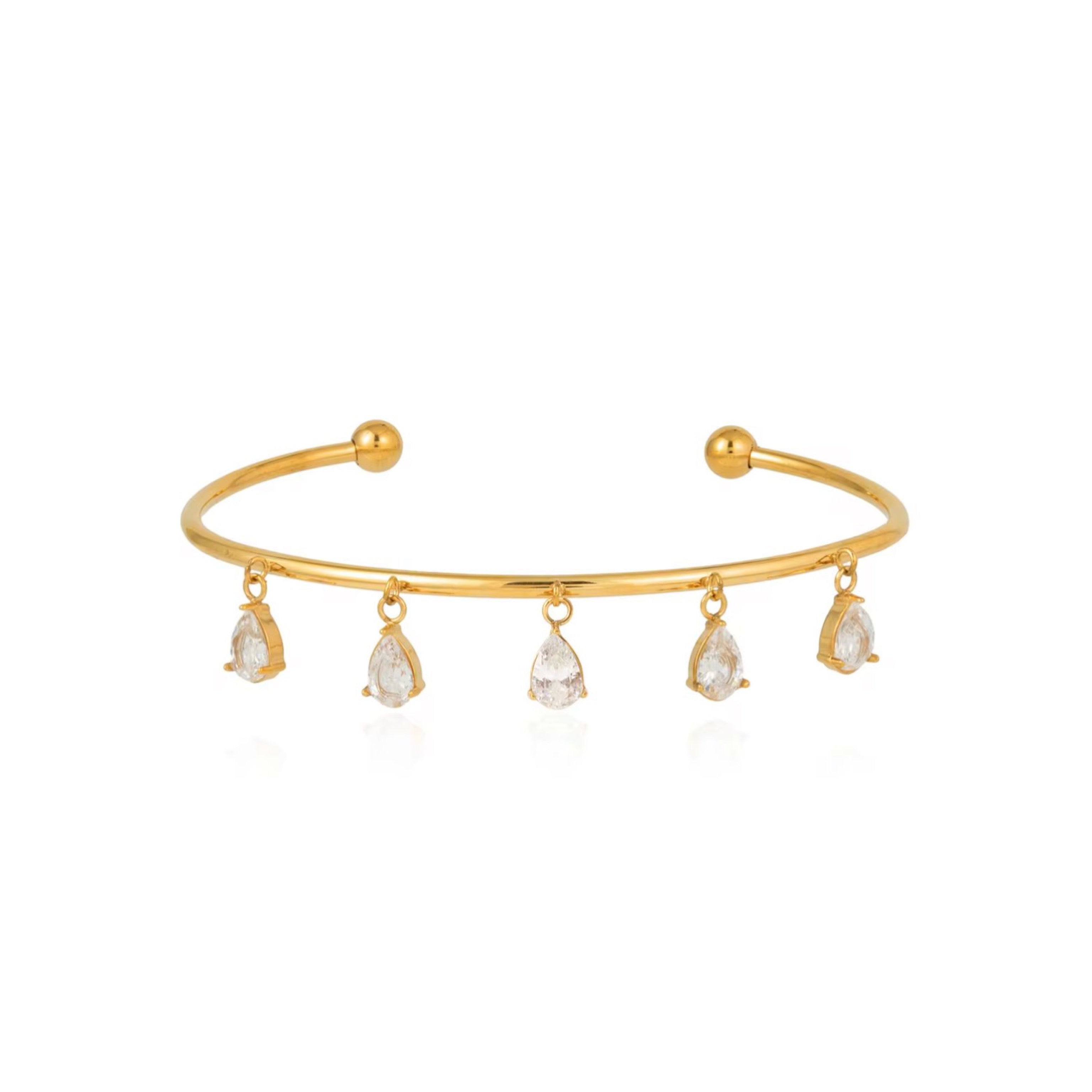 Zircon Tassel Bracelet