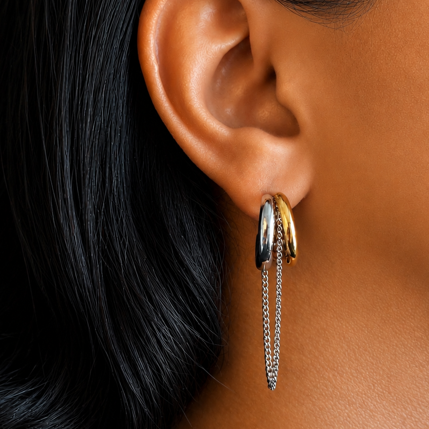 Flow Chain Earrings