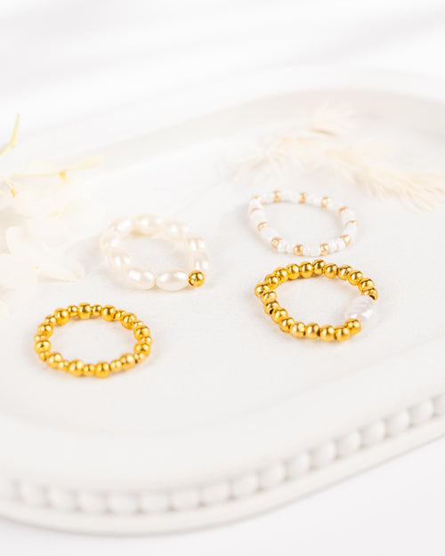 Cherished Pearl Rings
